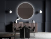 Round hanging mirror decor L176 #4