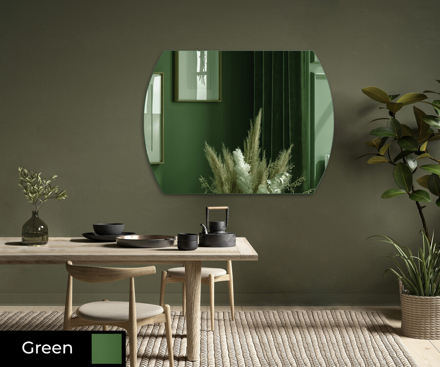 Brown mirror for shop living room