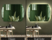 Rounded modern decorative mirrors L177 #9