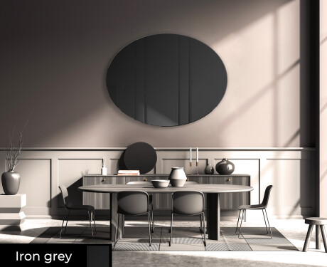 Oval modern decorative mirrors L178 #5