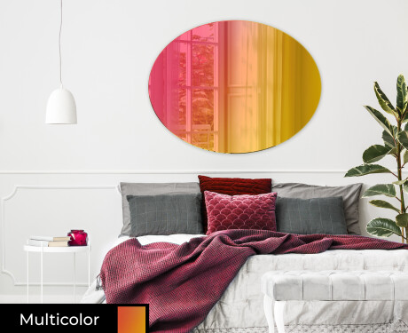 Oval modern decorative mirrors L178 #7