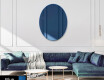 Oval hanging mirror decor L179 #3
