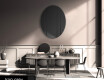 Oval hanging mirror decor L179 #5