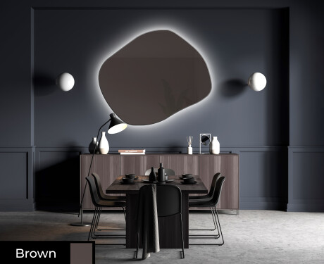 Irregular hanging mirror decor L181 #4