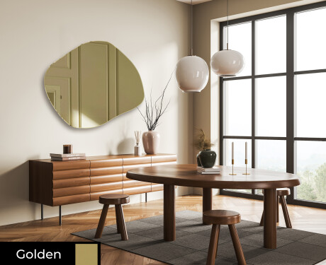 Irregular hanging mirror decor L181 #8