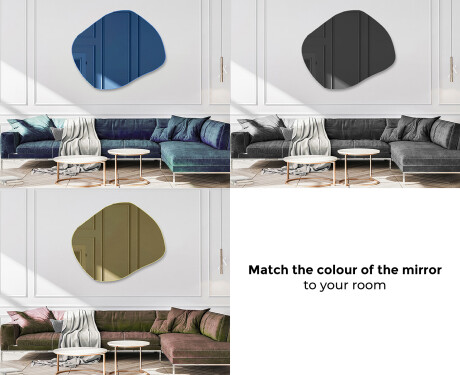 Irregular hanging mirror decor L181 #10