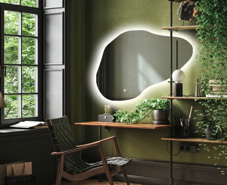 Irregular Mirror LED Lighted decorative design P221 #4