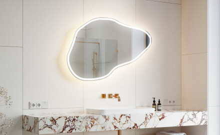 Irregular Mirror LED Lighted decorative design P222