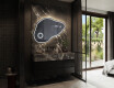 Irregular Mirror LED Lighted decorative design P223 #10