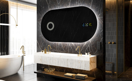 Artforma Round Backlit LED Bathroom Mirror L82
