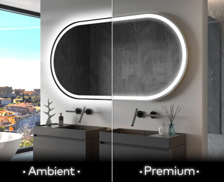 Backlit LED Bathroom Mirror L230