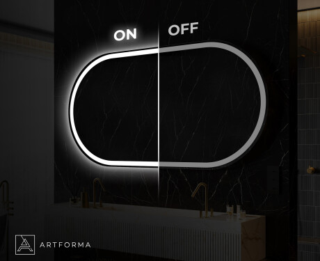 Backlit LED Bathroom Mirror L230 #3