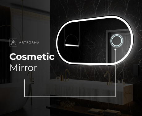 Backlit LED Bathroom Mirror L230 #5