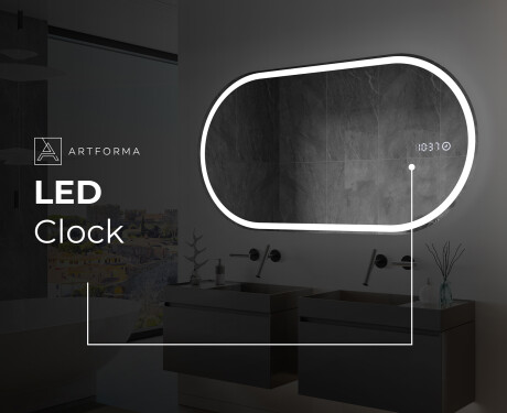 Backlit LED Bathroom Mirror L230 #8