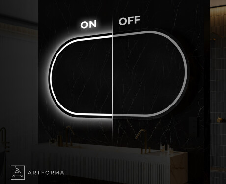 Backlit LED Bathroom Mirror L231 #3