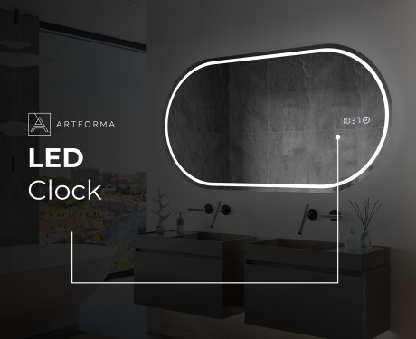Backlit LED Bathroom Mirror L231 #8