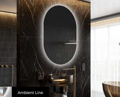 Backlit LED Bathroom Mirror L229