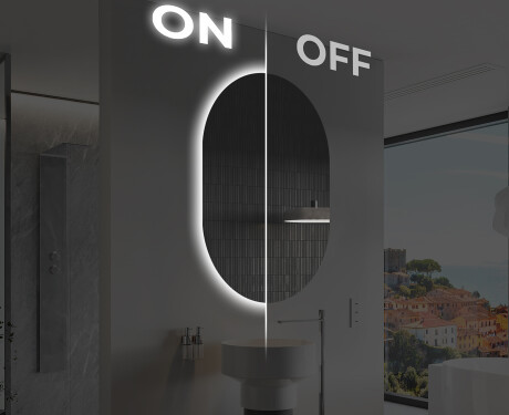 Backlit LED Bathroom Mirror L229 #3