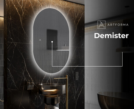 Backlit LED Bathroom Mirror L229 #8