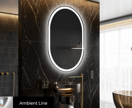 Backlit LED Bathroom Mirror L230