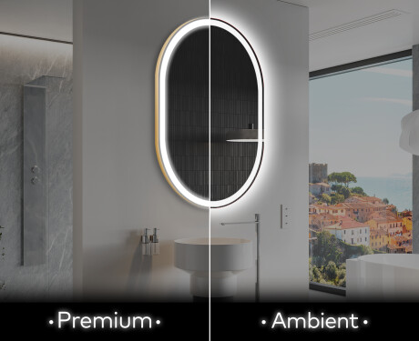 Backlit LED Bathroom Mirror L230