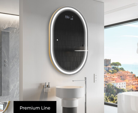 Backlit LED Bathroom Mirror L231 #4