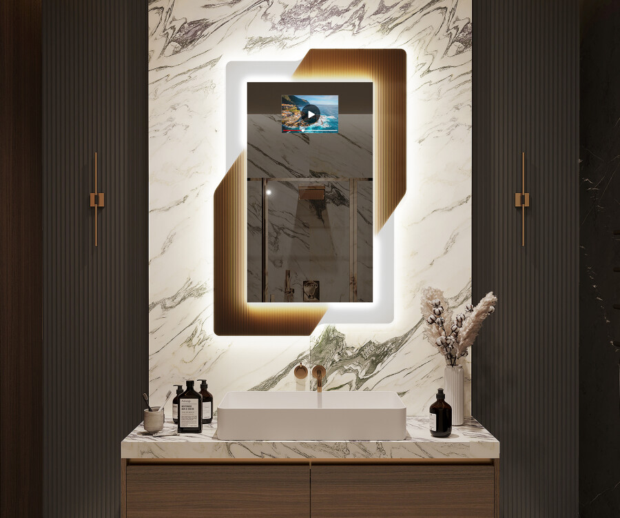 Luxury bathroom deals mirror cabinets