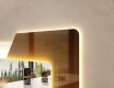 Vertical Designer Backlit LED Mirror - Retro #2