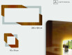Vertical Designer Backlit LED Mirror - Retro #3