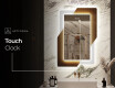 Vertical Designer Backlit LED Mirror - Retro #6