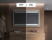 Rectangular Bathroom Mirror With LED Light FrameLine L09 #5