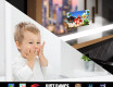 Rectangular Bathroom Mirror With LED Light FrameLine L09 #9