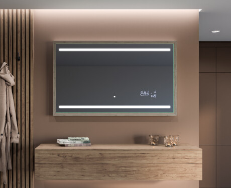 Rectangular Bathroom Mirror With LED Light FrameLine L23 #12