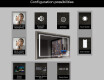 Rectangular Bathroom Mirror With LED Light FrameLine L61 #7