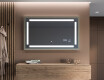 Rectangular Bathroom Mirror With LED Light FrameLine L124 #12