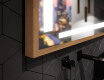 Rectangular Bathroom Mirror With LED Light FrameLine L124 #3
