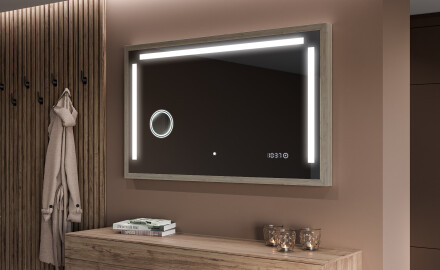 Rectangular Bathroom Mirror With LED Light FrameLine L134