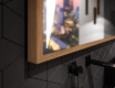 Rectangular Bathroom Mirror With LED Light FrameLine L135 #3