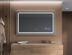 Rectangular Bathroom Mirror With LED Light FrameLine L137 #12