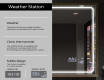Rectangular Bathroom Mirror With LED Light FrameLine L137 #8