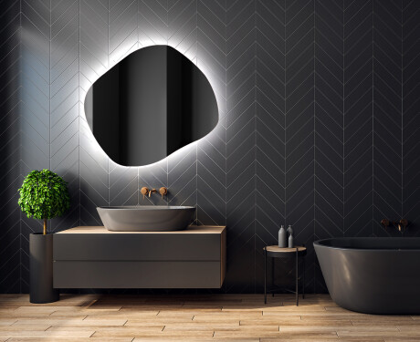 Irregular Mirror LED Lighted decorative design R221 #2