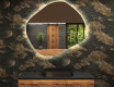 Irregular Mirror LED Lighted decorative design R221 #12
