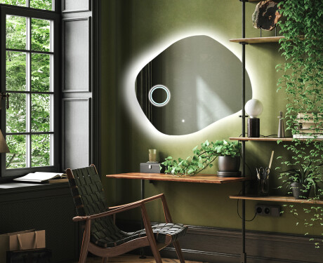 Irregular Mirror LED Lighted decorative design R221 #4