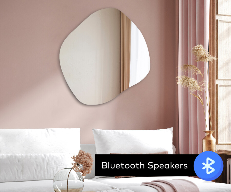 Led room shop mirror