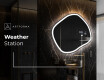 Irregular Mirror LED Lighted decorative design R222 #7