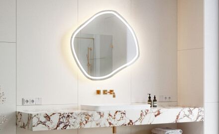 Irregular Mirror LED Lighted decorative design R223