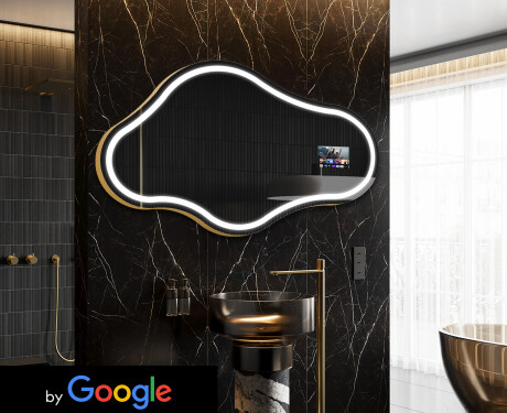 Irregular Magic Mirror LED Lighted C223 Google