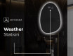 Irregular Mirror LED Lighted decorative design SF221 #7
