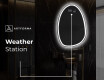Irregular Mirror LED Lighted decorative design SF222 #9