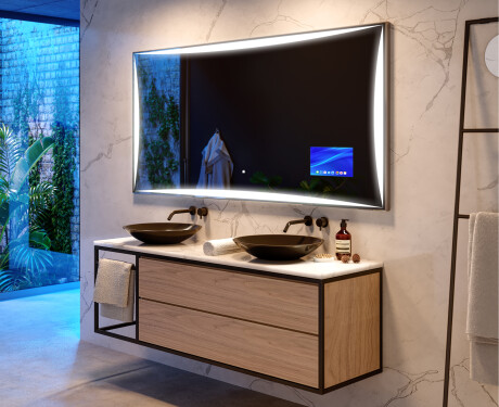 Bathroom LED Lighted Mirror SMART L77 Apple #9